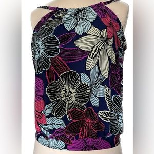 Size 14 colorful tankini top.
